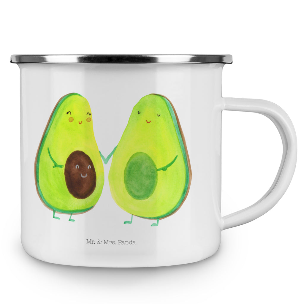 Camping Emaille Tasse Avocado Pärchen Campingtasse, Trinkbecher, Metalltasse, Outdoor Tasse, Emaille Trinkbecher, Blechtasse Outdoor, Emaille Campingbecher, Edelstahl Trinkbecher, Metalltasse für Camping, Kaffee Blechtasse, Camping Tasse Metall, Avocado, Veggie, Vegan, Gesund, Avocuddle, Liebe, Schwangerschaft, Familie, Babyshower, Babyparty, Hochzeit, Kinder, Avocados, Geburt