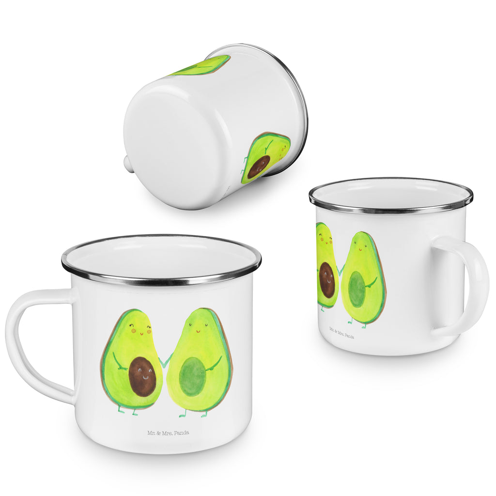 Camping Emaille Tasse Avocado Pärchen Campingtasse, Trinkbecher, Metalltasse, Outdoor Tasse, Emaille Trinkbecher, Blechtasse Outdoor, Emaille Campingbecher, Edelstahl Trinkbecher, Metalltasse für Camping, Kaffee Blechtasse, Camping Tasse Metall, Avocado, Veggie, Vegan, Gesund, Avocuddle, Liebe, Schwangerschaft, Familie, Babyshower, Babyparty, Hochzeit, Kinder, Avocados, Geburt