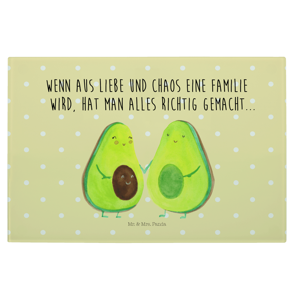 Medium Glas Schneidbrett Avocado Pärchen Glasschneidebrett, Schneidebrett, Avocado, Veggie, Vegan, Gesund, Avocuddle, Liebe, Schwangerschaft, Familie, Babyshower, Babyparty, Hochzeit, Kinder, Avocados, Geburt