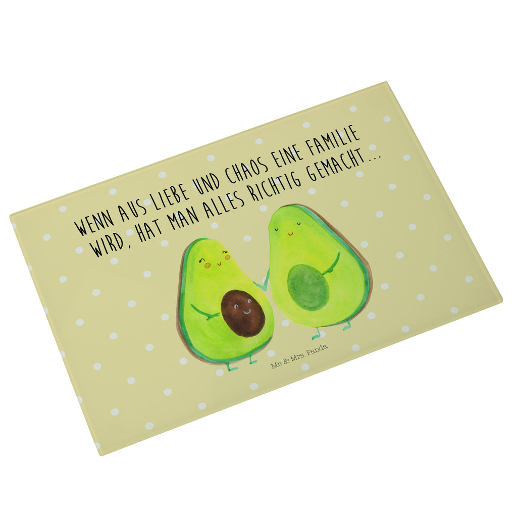 Medium Glas Schneidbrett Avocado Pärchen Glasschneidebrett, Schneidebrett, Avocado, Veggie, Vegan, Gesund, Avocuddle, Liebe, Schwangerschaft, Familie, Babyshower, Babyparty, Hochzeit, Kinder, Avocados, Geburt