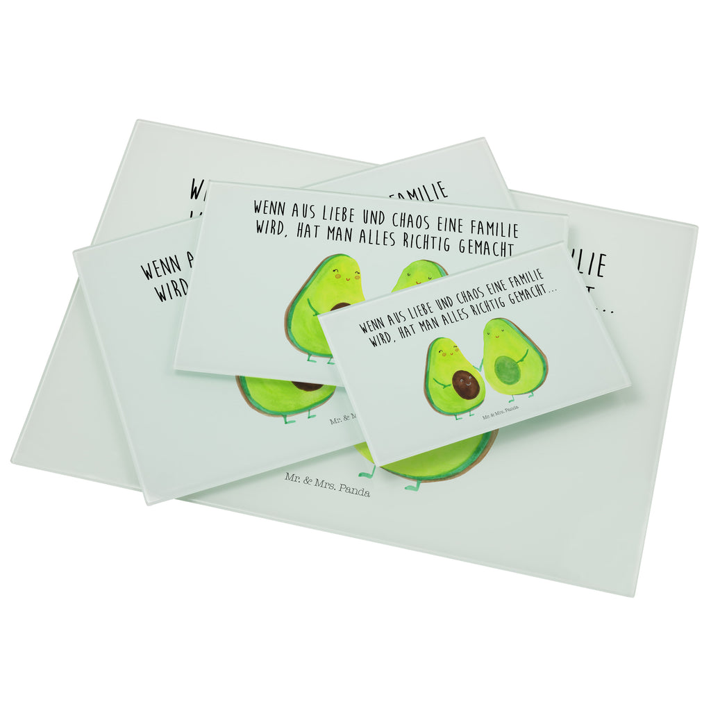 Medium Glas Schneidbrett Avocado Pärchen Glasschneidebrett, Schneidebrett, Avocado, Veggie, Vegan, Gesund, Avocuddle, Liebe, Schwangerschaft, Familie, Babyshower, Babyparty, Hochzeit, Kinder, Avocados, Geburt