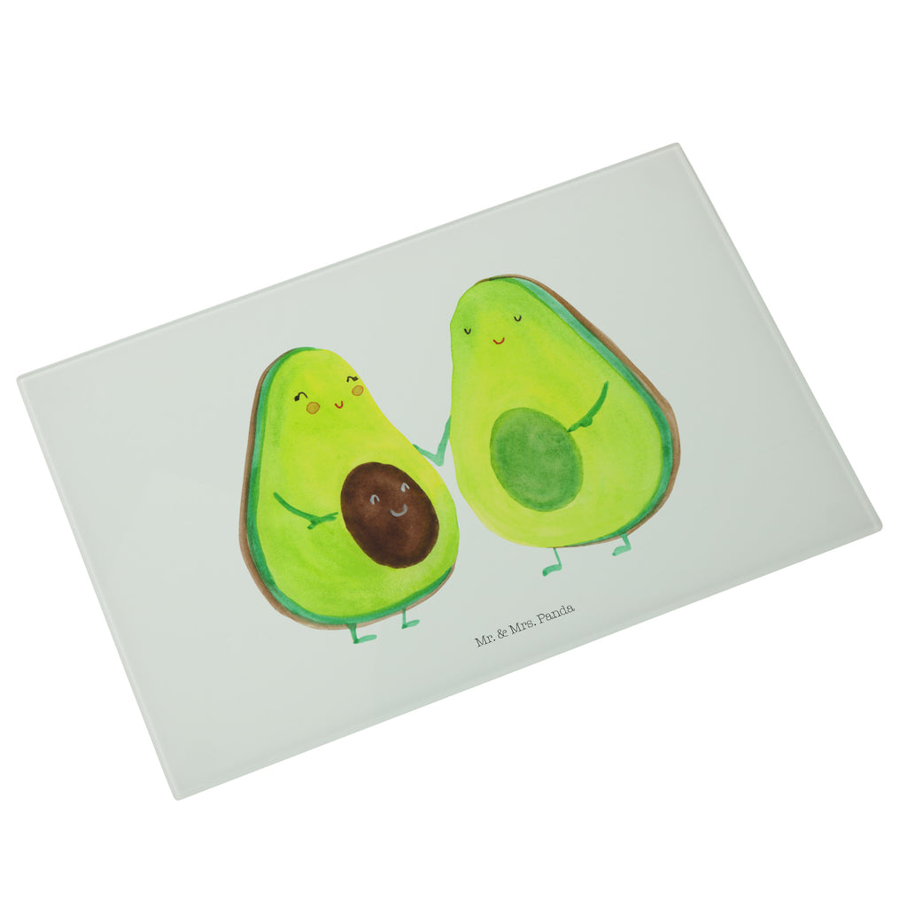 Medium Glas Schneidbrett Avocado Pärchen Glasschneidebrett, Schneidebrett, Avocado, Veggie, Vegan, Gesund, Avocuddle, Liebe, Schwangerschaft, Familie, Babyshower, Babyparty, Hochzeit, Kinder, Avocados, Geburt