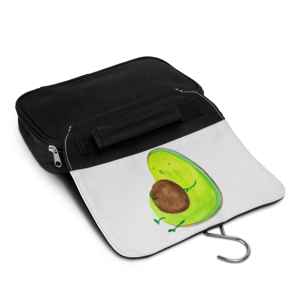 Kulturbeutel Avocado pfeift Kulturbeutel, Zum Aufhängen, Waschtasche, Kosmetiktasche, Damen, Herren, Aufbewahrungstasche, Schminktasche, Kosmetikbeutel, Organizer, Kulturtasche, Schminkutensil, Avocado, Veggie, Vegan, Gesund, Diät, Abnehmen, Ernährung, dick sein, Pummelfee