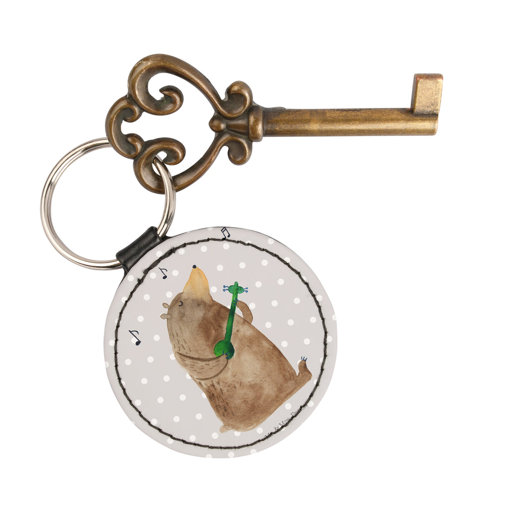 Rund Schlüsselanhänger Bär Lied Schlüsselanhänger, Anhänger, Taschenanhänger, Glücksbringer, Schutzengel, Bär, Teddy, Teddybär, Bärchen, Bear, Liebeslied, Lied, Song, Valentinstag, Valentine, Geschenk, Partner, Liebe, Freundin, Frau, Herz, Spruch