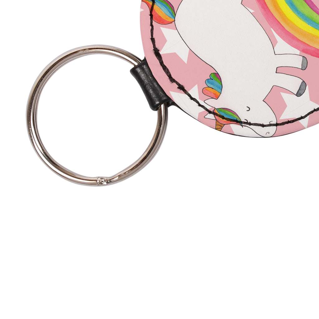 Rund Schlüsselanhänger Einhorn Regenbogen Schlüsselanhänger, Anhänger, Taschenanhänger, Glücksbringer, Schutzengel, Einhorn, Einhörner, Einhorn Deko, Pegasus, Unicorn, Regenbogen, Glitzer, Einhornpower, Erwachsenwerden, Einhornautobahn