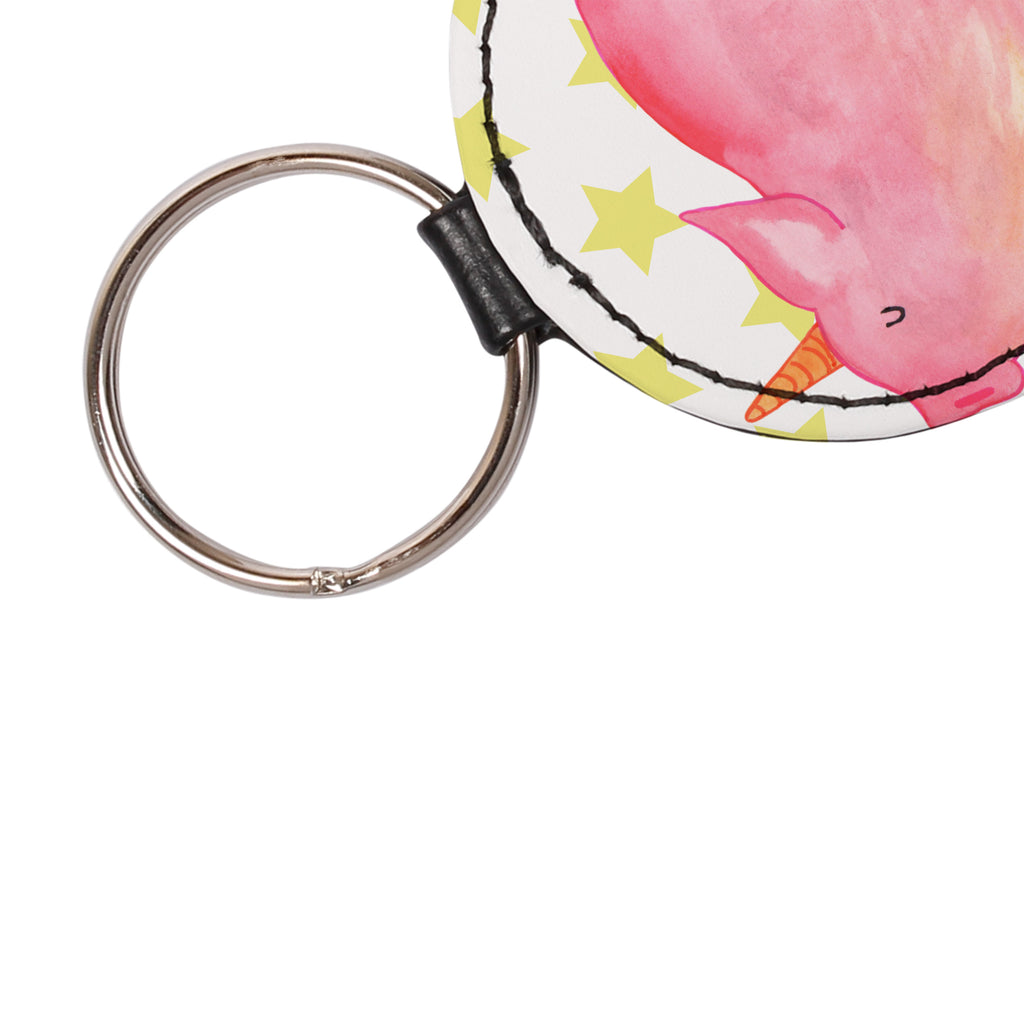 Rund Schlüsselanhänger Einhorn Schweinhorn Schlüsselanhänger, Anhänger, Taschenanhänger, Glücksbringer, Schutzengel, Einhorn, Einhörner, Einhorn Deko, Pegasus, Unicorn, Party, Spaß, Schwein, Schweinhorn, Bauer, witzig. lustig, Spruch, geschenk, Pig, Piggy, funny, english, englisch