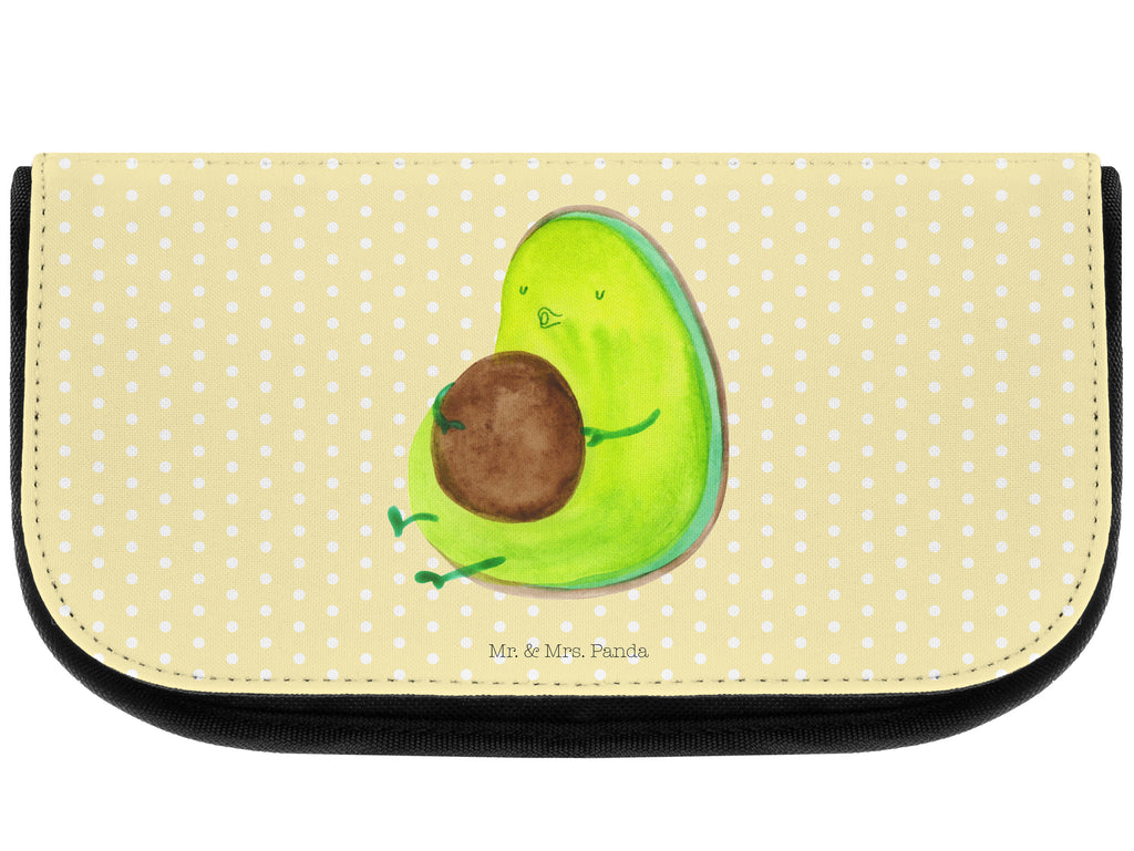 Kosmetiktasche Avocado pfeift Kosmetikbeutel, Kulturtasche, Kulturbeutel, Schminktasche, Make-Up Tasche, Avocado, Veggie, Vegan, Gesund, Diät, Abnehmen, Ernährung, dick sein, Pummelfee