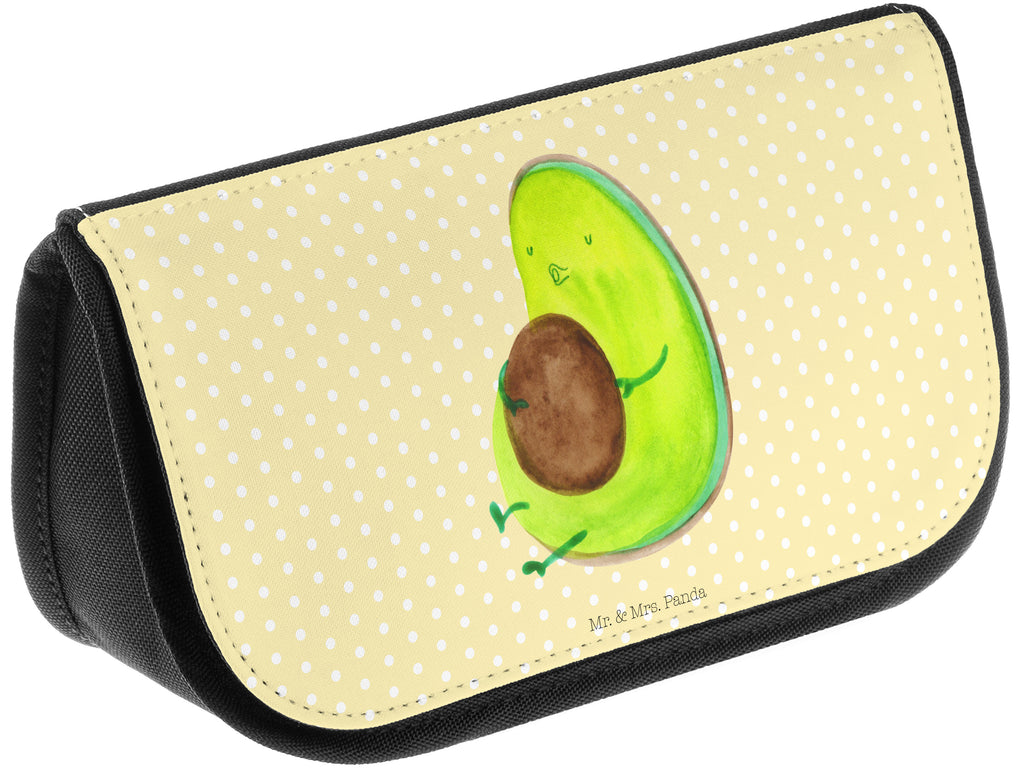 Kosmetiktasche Avocado pfeift Kosmetikbeutel, Kulturtasche, Kulturbeutel, Schminktasche, Make-Up Tasche, Avocado, Veggie, Vegan, Gesund, Diät, Abnehmen, Ernährung, dick sein, Pummelfee