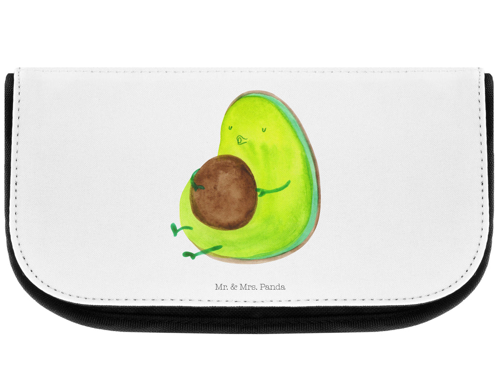 Kosmetiktasche Avocado pfeift Kosmetikbeutel, Kulturtasche, Kulturbeutel, Schminktasche, Make-Up Tasche, Avocado, Veggie, Vegan, Gesund, Diät, Abnehmen, Ernährung, dick sein, Pummelfee