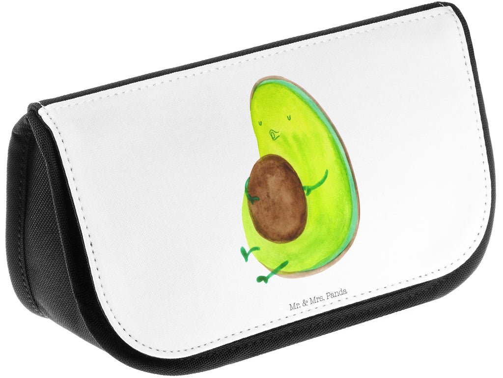 Kosmetiktasche Avocado pfeift Kosmetikbeutel, Kulturtasche, Kulturbeutel, Schminktasche, Make-Up Tasche, Avocado, Veggie, Vegan, Gesund, Diät, Abnehmen, Ernährung, dick sein, Pummelfee
