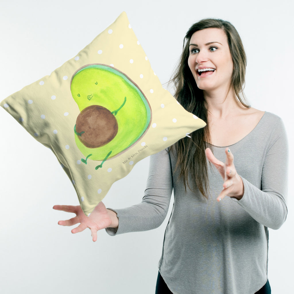 40x40 Kissen Avocado pfeift Kissenhülle, Kopfkissen, Sofakissen, Dekokissen, Motivkissen, Avocado, Veggie, Vegan, Gesund, Diät, Abnehmen, Ernährung, dick sein, Pummelfee