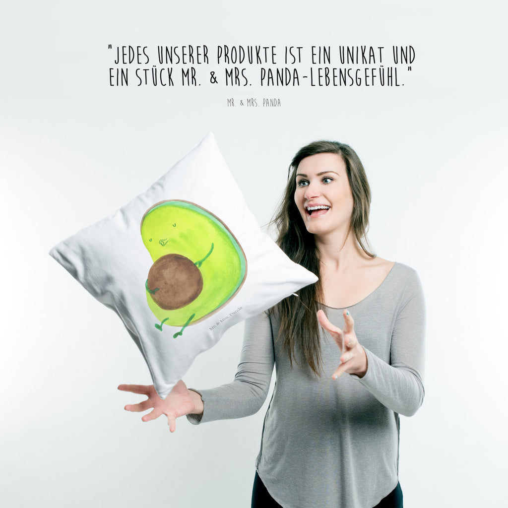40x40 Kissen Avocado pfeift Kissenhülle, Kopfkissen, Sofakissen, Dekokissen, Motivkissen, Avocado, Veggie, Vegan, Gesund, Diät, Abnehmen, Ernährung, dick sein, Pummelfee