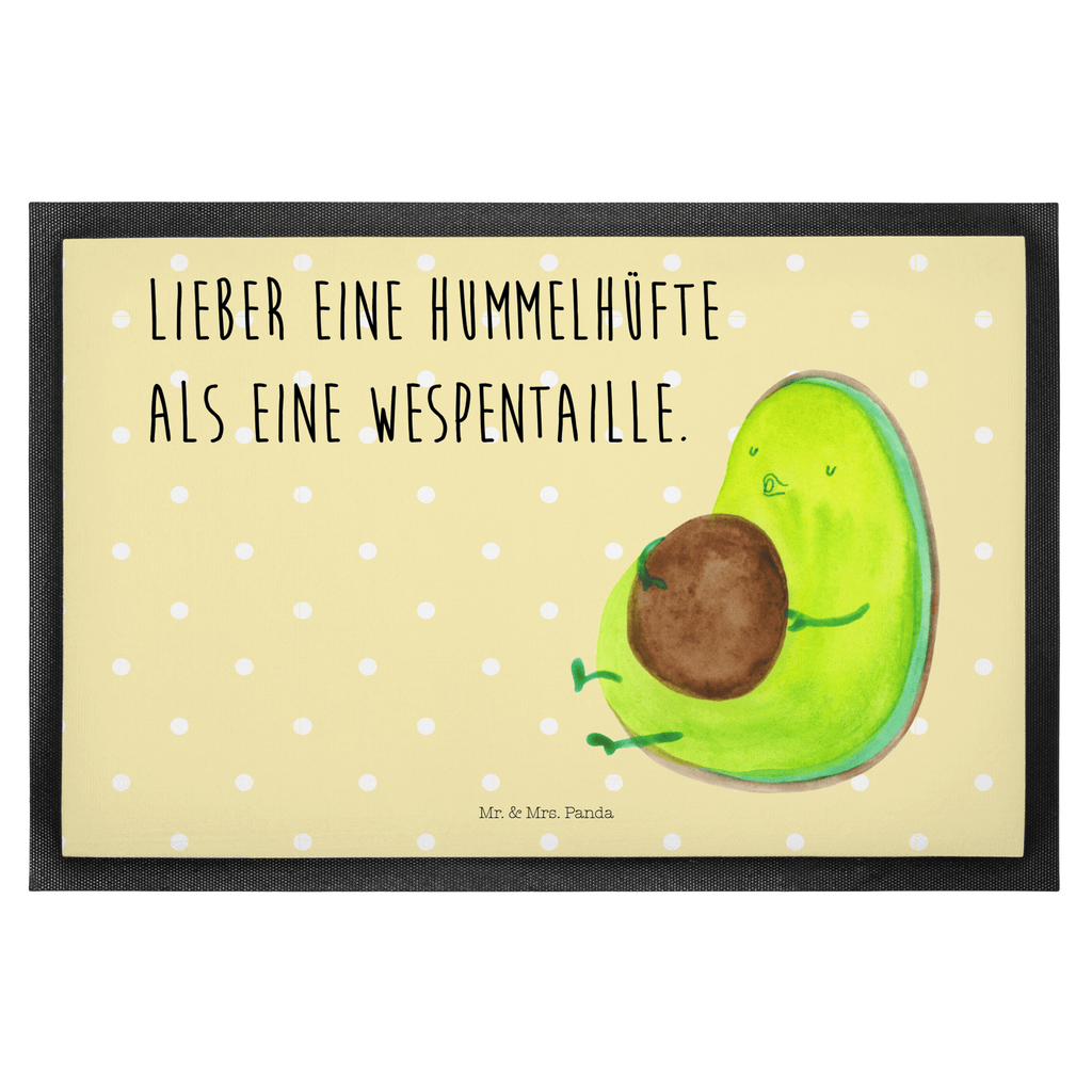 Fußmatte Avocado pfeift Avocado, Diät, Abnehmen, Ernährung, dick sein, Pummelfee,  Türvorleger, Schmutzmatte, Fußabtreter, Matte, Schmutzfänger, Fußabstreifer, Schmutzfangmatte, Türmatte, Motivfußmatte,  Haustürmatte, Vorleger  Avocado, Veggie, Vegan, Gesund