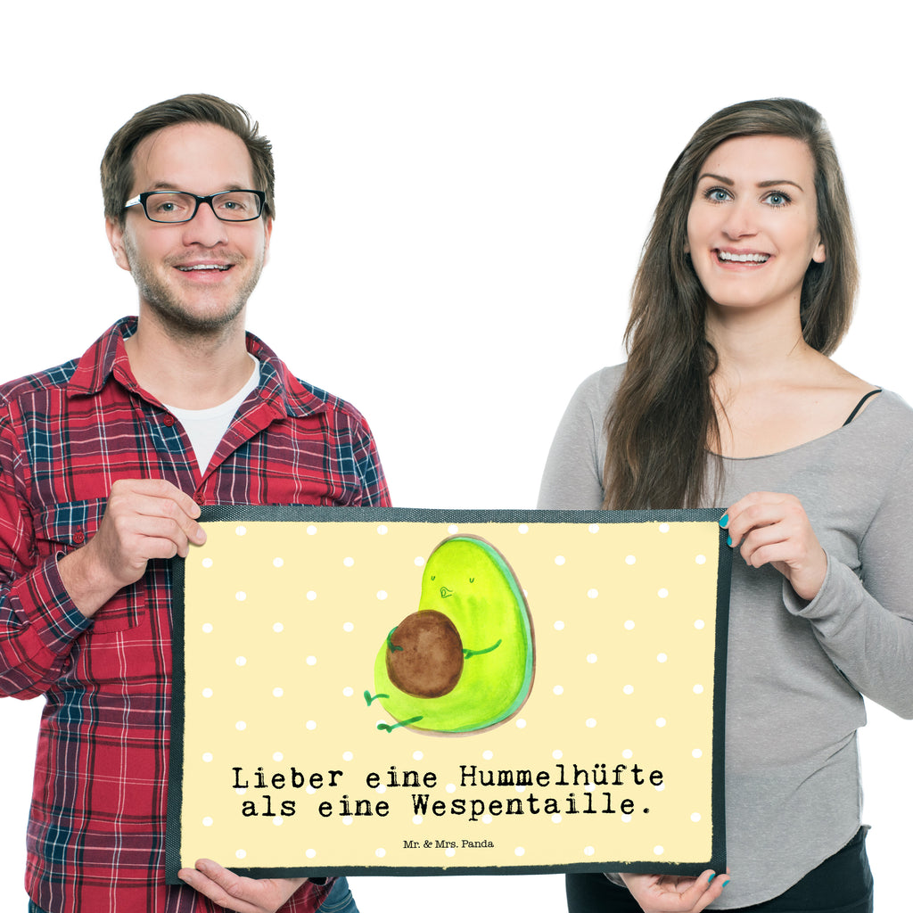 Fußmatte Avocado pfeift Avocado, Diät, Abnehmen, Ernährung, dick sein, Pummelfee,  Türvorleger, Schmutzmatte, Fußabtreter, Matte, Schmutzfänger, Fußabstreifer, Schmutzfangmatte, Türmatte, Motivfußmatte,  Haustürmatte, Vorleger  Avocado, Veggie, Vegan, Gesund