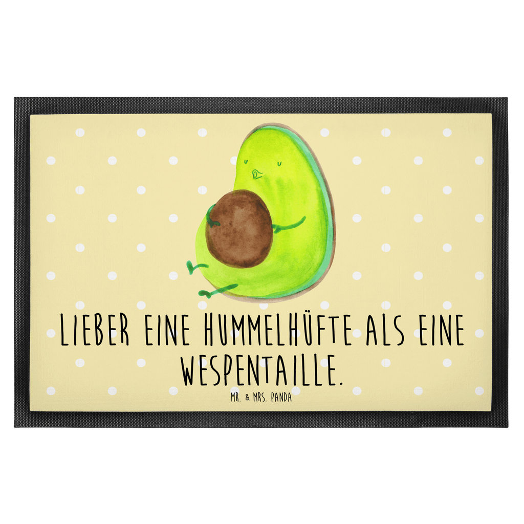Fußmatte Avocado pfeift Avocado, Diät, Abnehmen, Ernährung, dick sein, Pummelfee,  Türvorleger, Schmutzmatte, Fußabtreter, Matte, Schmutzfänger, Fußabstreifer, Schmutzfangmatte, Türmatte, Motivfußmatte,  Haustürmatte, Vorleger  Avocado, Veggie, Vegan, Gesund