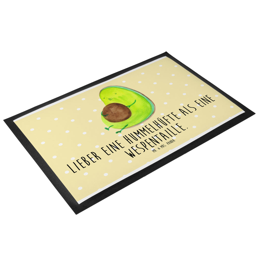 Fußmatte Avocado pfeift Avocado, Diät, Abnehmen, Ernährung, dick sein, Pummelfee,  Türvorleger, Schmutzmatte, Fußabtreter, Matte, Schmutzfänger, Fußabstreifer, Schmutzfangmatte, Türmatte, Motivfußmatte,  Haustürmatte, Vorleger  Avocado, Veggie, Vegan, Gesund