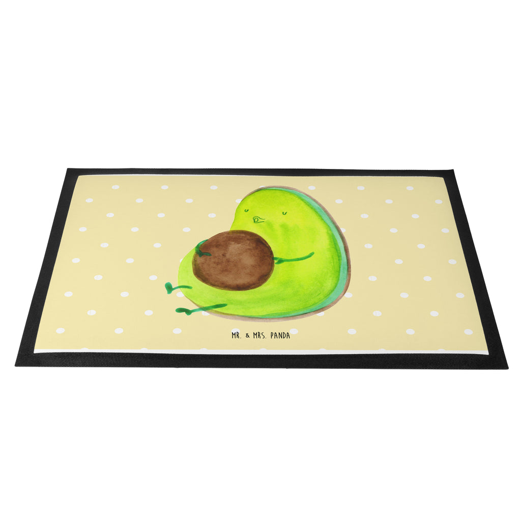 Fußmatte Avocado pfeift Avocado, Diät, Abnehmen, Ernährung, dick sein, Pummelfee,  Türvorleger, Schmutzmatte, Fußabtreter, Matte, Schmutzfänger, Fußabstreifer, Schmutzfangmatte, Türmatte, Motivfußmatte,  Haustürmatte, Vorleger  Avocado, Veggie, Vegan, Gesund