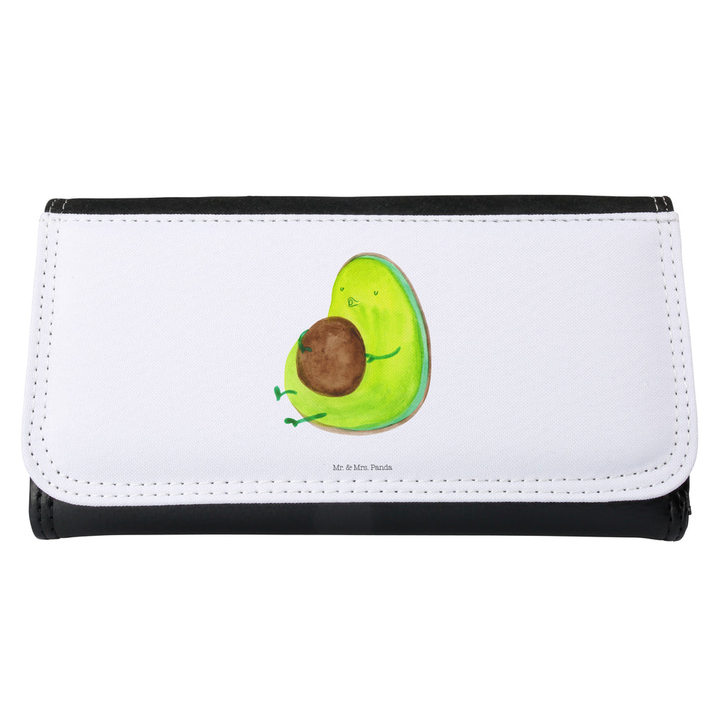 Damen Portemonnaie Avocado pfeift Portemonnaie, Portemonee, Geldbörse, Damen, Groß, XXL, Geldbeutel, Portemonnaies, Avocado, Veggie, Vegan, Gesund, Diät, Abnehmen, Ernährung, dick sein, Pummelfee