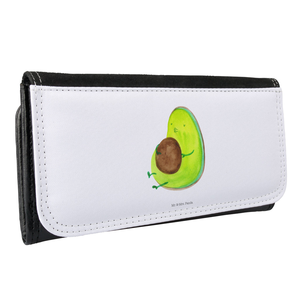 Damen Portemonnaie Avocado pfeift Portemonnaie, Portemonee, Geldbörse, Damen, Groß, XXL, Geldbeutel, Portemonnaies, Avocado, Veggie, Vegan, Gesund, Diät, Abnehmen, Ernährung, dick sein, Pummelfee