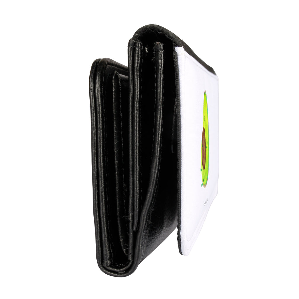 Damen Portemonnaie Avocado pfeift Portemonnaie, Portemonee, Geldbörse, Damen, Groß, XXL, Geldbeutel, Portemonnaies, Avocado, Veggie, Vegan, Gesund, Diät, Abnehmen, Ernährung, dick sein, Pummelfee