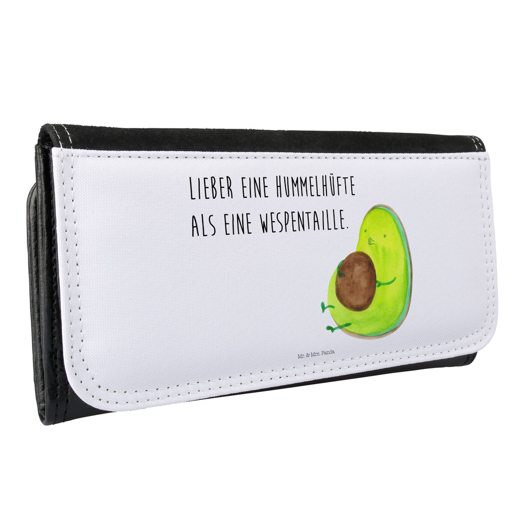 Damen Portemonnaie Avocado pfeift Portemonnaie, Portemonee, Geldbörse, Damen, Groß, XXL, Geldbeutel, Portemonnaies, Avocado, Veggie, Vegan, Gesund, Diät, Abnehmen, Ernährung, dick sein, Pummelfee