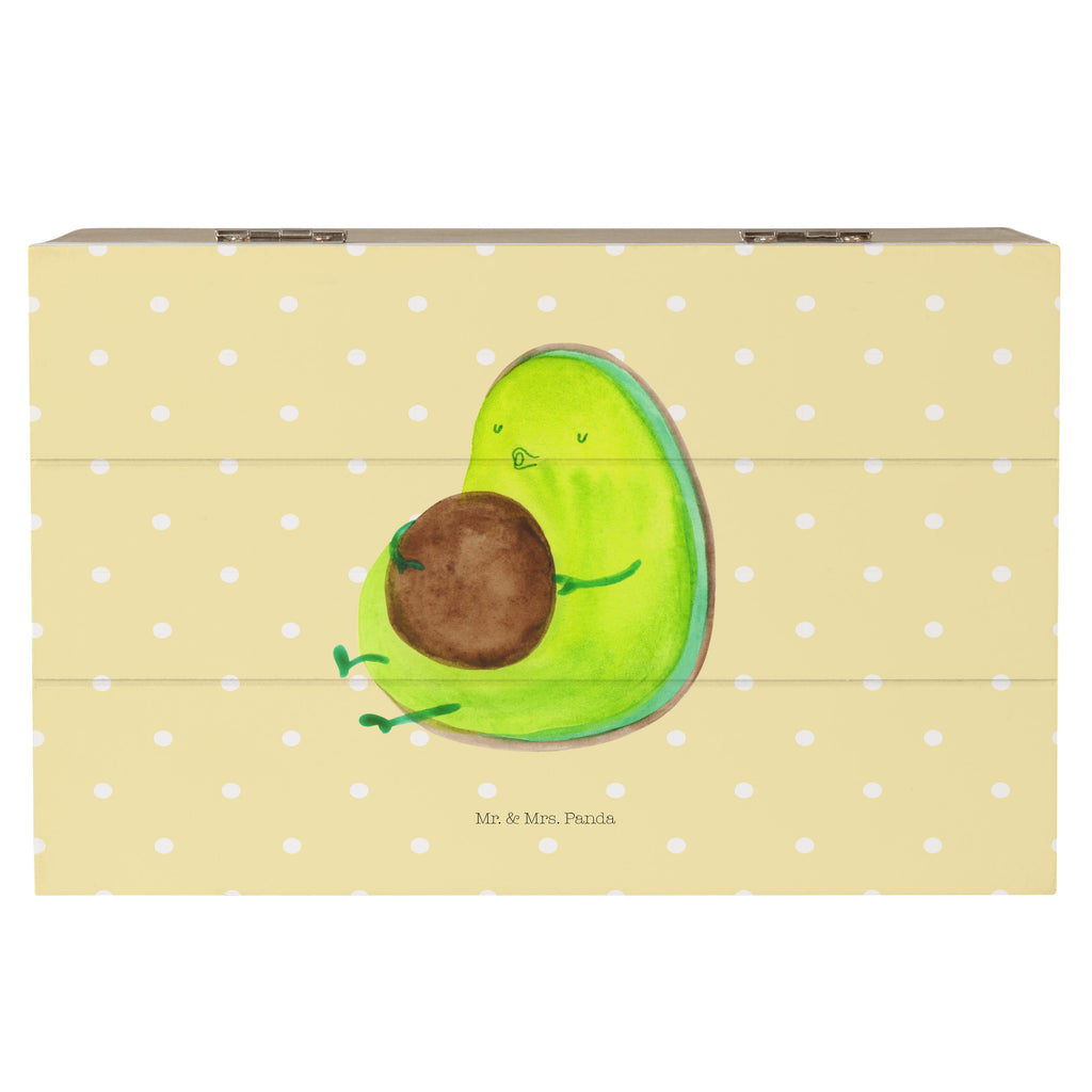 Holzkiste Avocado pfeift Holzkiste, Kiste, Schatzkiste, Truhe, Schatulle, XXL, Erinnerungsbox, Erinnerungskiste, Dekokiste, Aufbewahrungsbox, Avocado, Veggie, Vegan, Gesund, Diät, Abnehmen, Ernährung, dick sein, Pummelfee