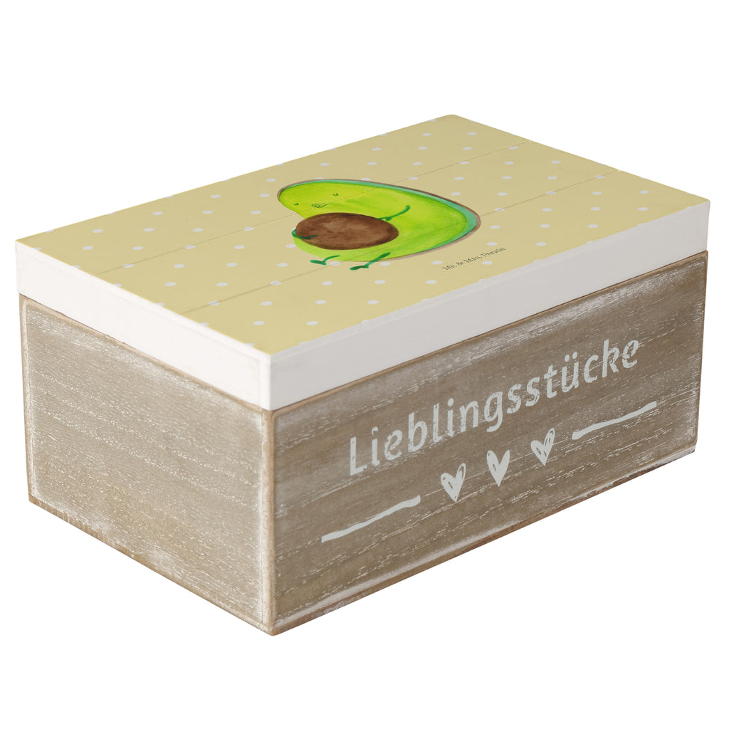 Holzkiste Avocado pfeift Holzkiste, Kiste, Schatzkiste, Truhe, Schatulle, XXL, Erinnerungsbox, Erinnerungskiste, Dekokiste, Aufbewahrungsbox, Avocado, Veggie, Vegan, Gesund, Diät, Abnehmen, Ernährung, dick sein, Pummelfee