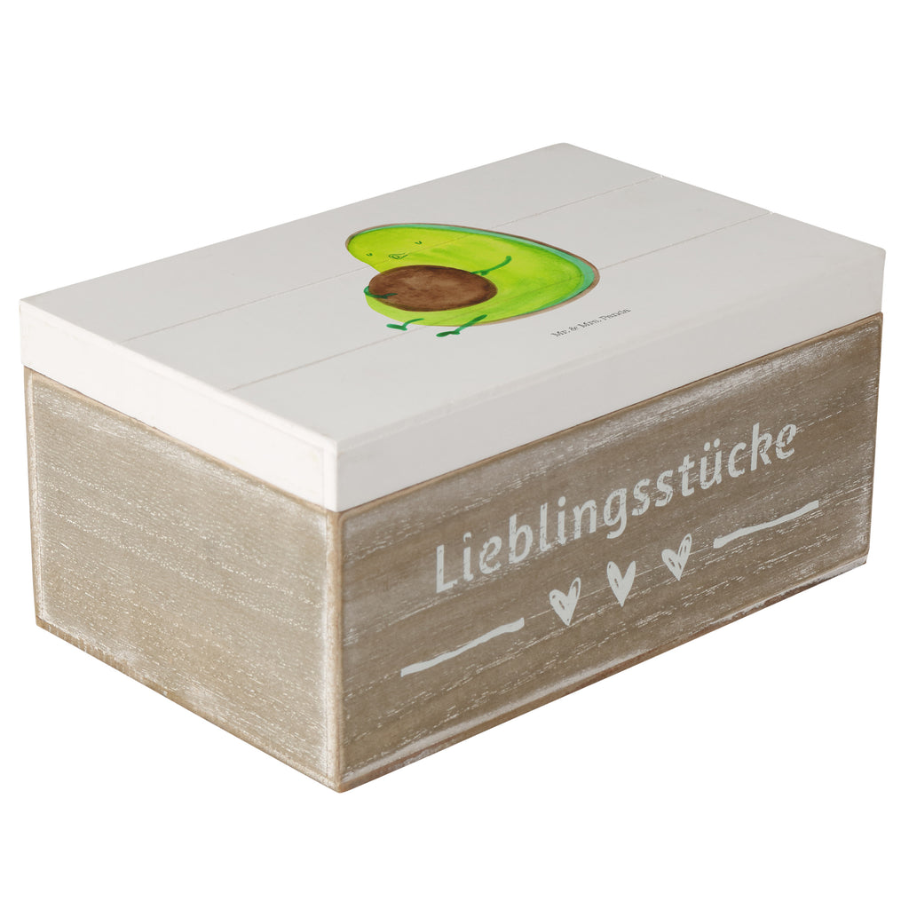 Holzkiste Avocado pfeift Holzkiste, Kiste, Schatzkiste, Truhe, Schatulle, XXL, Erinnerungsbox, Erinnerungskiste, Dekokiste, Aufbewahrungsbox, Avocado, Veggie, Vegan, Gesund, Diät, Abnehmen, Ernährung, dick sein, Pummelfee