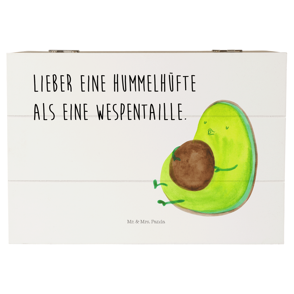 Holzkiste Avocado pfeift Holzkiste, Kiste, Schatzkiste, Truhe, Schatulle, XXL, Erinnerungsbox, Erinnerungskiste, Dekokiste, Aufbewahrungsbox, Avocado, Veggie, Vegan, Gesund, Diät, Abnehmen, Ernährung, dick sein, Pummelfee