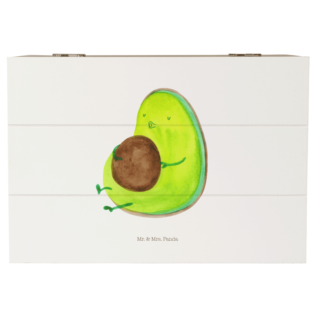 Holzkiste Avocado pfeift Holzkiste, Kiste, Schatzkiste, Truhe, Schatulle, XXL, Erinnerungsbox, Erinnerungskiste, Dekokiste, Aufbewahrungsbox, Avocado, Veggie, Vegan, Gesund, Diät, Abnehmen, Ernährung, dick sein, Pummelfee
