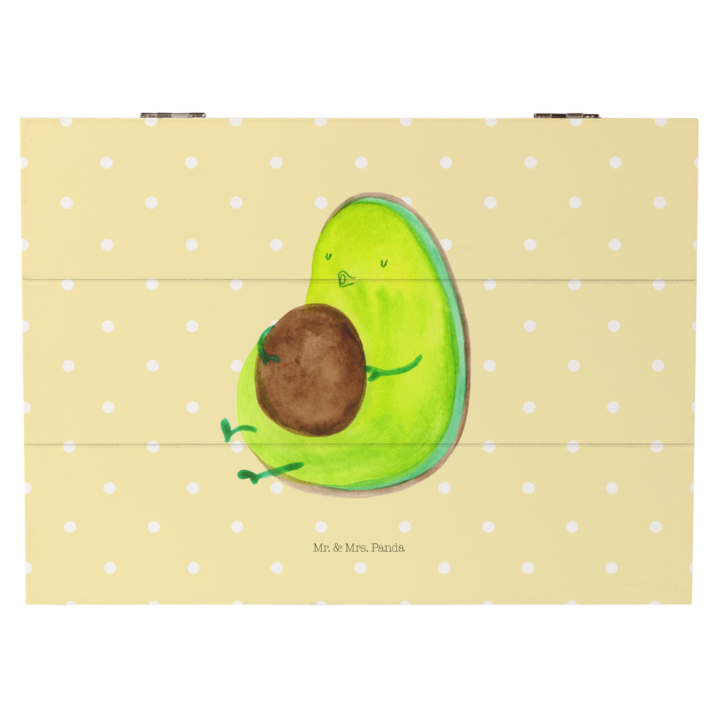 Holzkiste Avocado pfeift Holzkiste, Kiste, Schatzkiste, Truhe, Schatulle, XXL, Erinnerungsbox, Erinnerungskiste, Dekokiste, Aufbewahrungsbox, Avocado, Veggie, Vegan, Gesund, Diät, Abnehmen, Ernährung, dick sein, Pummelfee