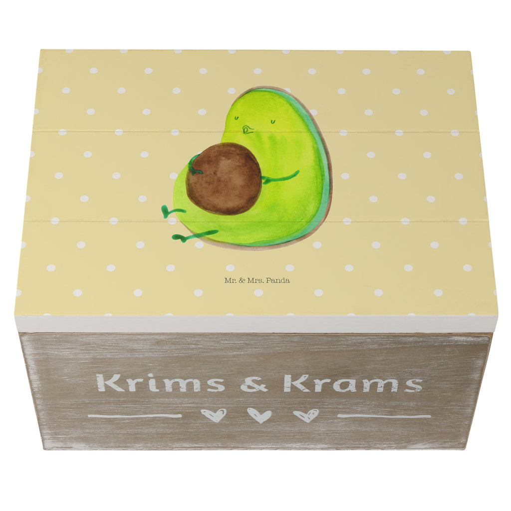 Holzkiste Avocado pfeift Holzkiste, Kiste, Schatzkiste, Truhe, Schatulle, XXL, Erinnerungsbox, Erinnerungskiste, Dekokiste, Aufbewahrungsbox, Avocado, Veggie, Vegan, Gesund, Diät, Abnehmen, Ernährung, dick sein, Pummelfee