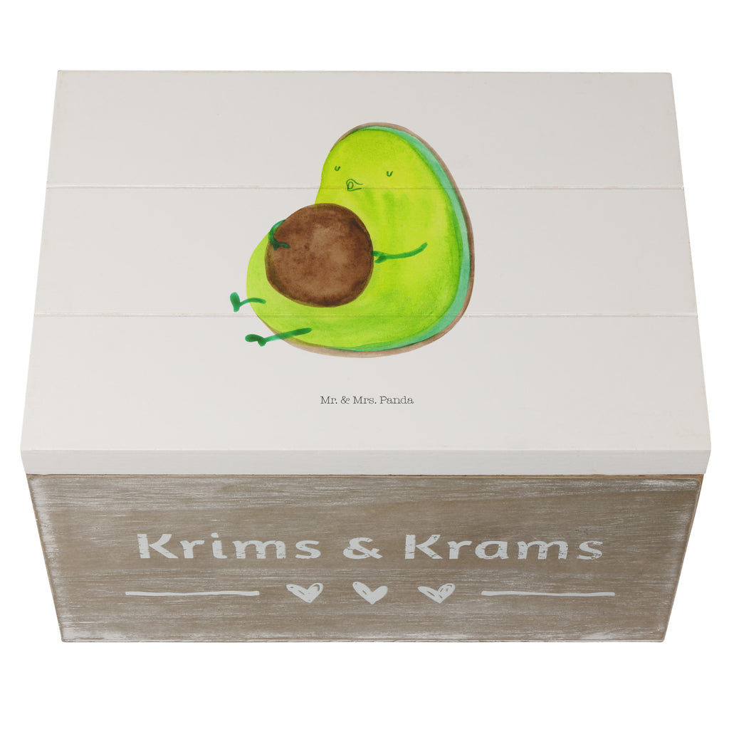 Holzkiste Avocado pfeift Holzkiste, Kiste, Schatzkiste, Truhe, Schatulle, XXL, Erinnerungsbox, Erinnerungskiste, Dekokiste, Aufbewahrungsbox, Avocado, Veggie, Vegan, Gesund, Diät, Abnehmen, Ernährung, dick sein, Pummelfee