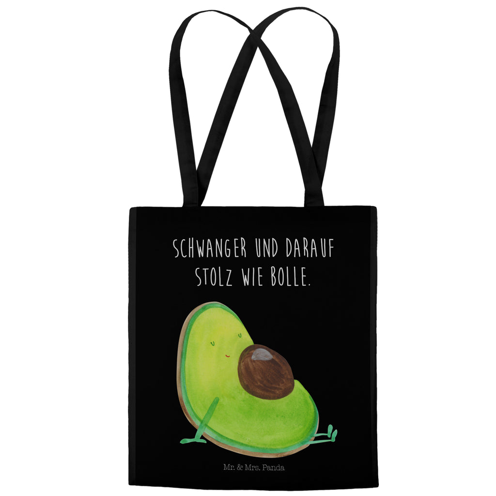 Tragetasche Avocado schwanger Beuteltasche, Beutel, Einkaufstasche, Jutebeutel, Stoffbeutel, Avocado, Veggie, Vegan, Gesund, schwanger, Schwangerschaft, Babyparty, Babyshower