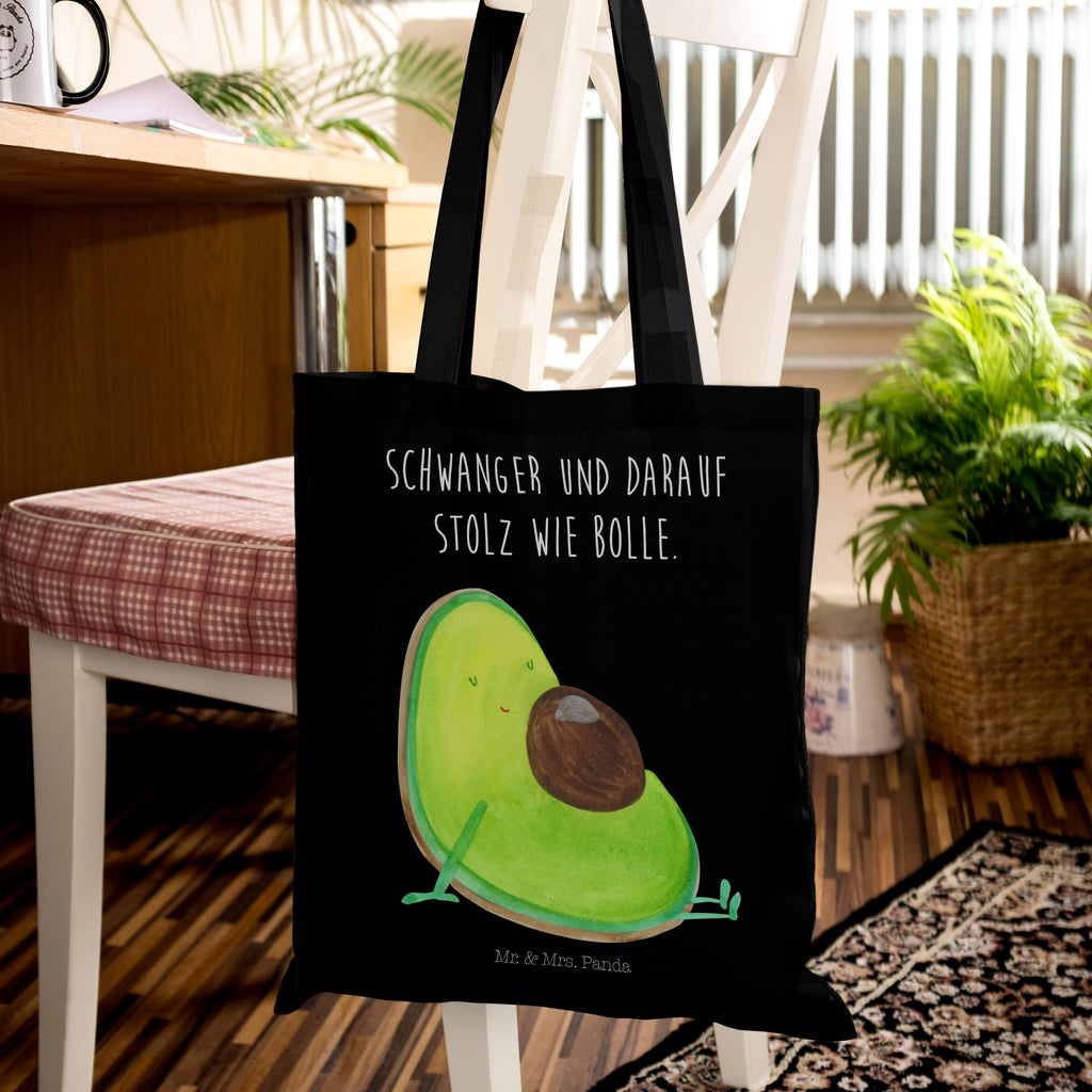 Tragetasche Avocado schwanger Beuteltasche, Beutel, Einkaufstasche, Jutebeutel, Stoffbeutel, Avocado, Veggie, Vegan, Gesund, schwanger, Schwangerschaft, Babyparty, Babyshower
