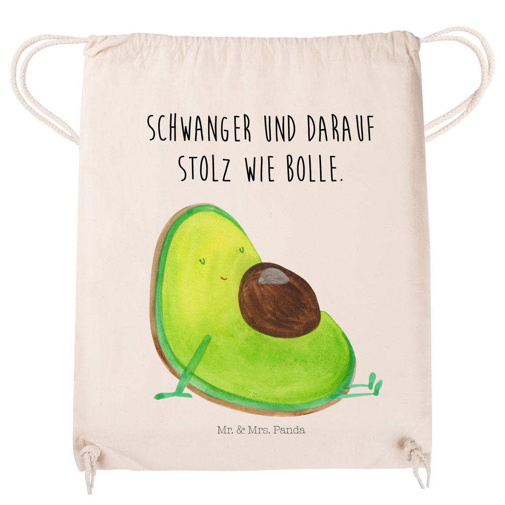 Sportbeutel Avocado schwanger Turnbeutel, Beutel, Sporttasche, Tasche, Stoffbeutel, Avocado, Veggie, Vegan, Gesund, schwanger, Schwangerschaft, Babyparty, Babyshower