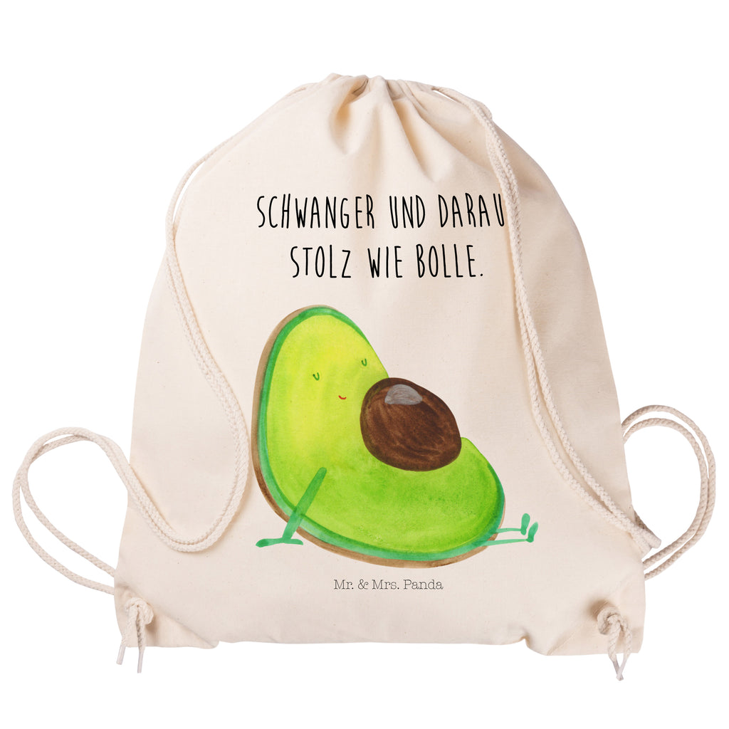 Sportbeutel Avocado schwanger Turnbeutel, Beutel, Sporttasche, Tasche, Stoffbeutel, Avocado, Veggie, Vegan, Gesund, schwanger, Schwangerschaft, Babyparty, Babyshower