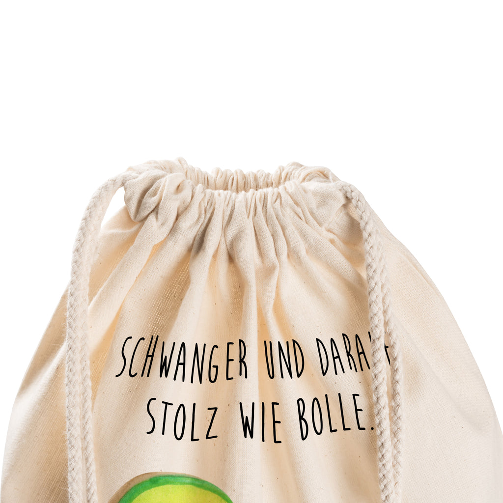 Sportbeutel Avocado schwanger Turnbeutel, Beutel, Sporttasche, Tasche, Stoffbeutel, Avocado, Veggie, Vegan, Gesund, schwanger, Schwangerschaft, Babyparty, Babyshower