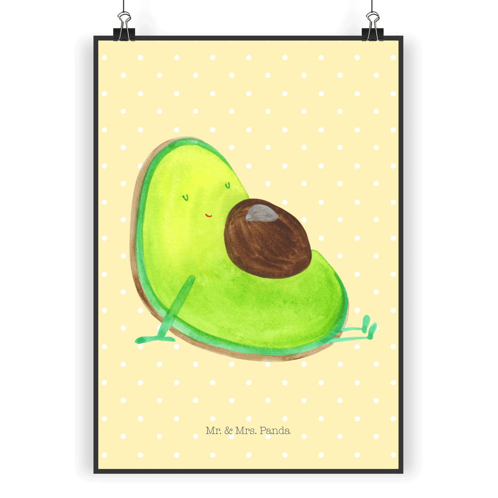 Poster Avocado schwanger Poster, Wandposter, Bild, Wanddeko, Küchenposter, Kinderposter, Wanddeko Bild, Raumdekoration, Wanddekoration, Handgemaltes Poster, Mr. & Mrs. Panda Poster, Designposter, Kunstdruck, Posterdruck, Avocado, Veggie, Vegan, Gesund, schwanger, Schwangerschaft, Babyparty, Babyshower