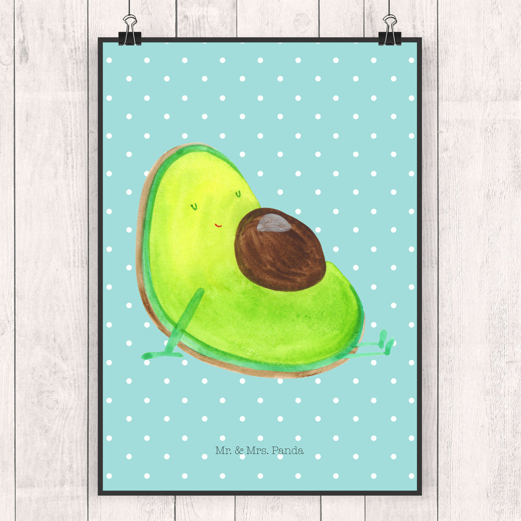 Poster Avocado schwanger Poster, Wandposter, Bild, Wanddeko, Küchenposter, Kinderposter, Wanddeko Bild, Raumdekoration, Wanddekoration, Handgemaltes Poster, Mr. & Mrs. Panda Poster, Designposter, Kunstdruck, Posterdruck, Avocado, Veggie, Vegan, Gesund, schwanger, Schwangerschaft, Babyparty, Babyshower