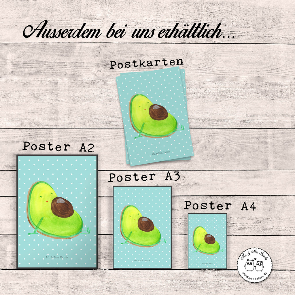 Poster Avocado schwanger Poster, Wandposter, Bild, Wanddeko, Küchenposter, Kinderposter, Wanddeko Bild, Raumdekoration, Wanddekoration, Handgemaltes Poster, Mr. & Mrs. Panda Poster, Designposter, Kunstdruck, Posterdruck, Avocado, Veggie, Vegan, Gesund, schwanger, Schwangerschaft, Babyparty, Babyshower