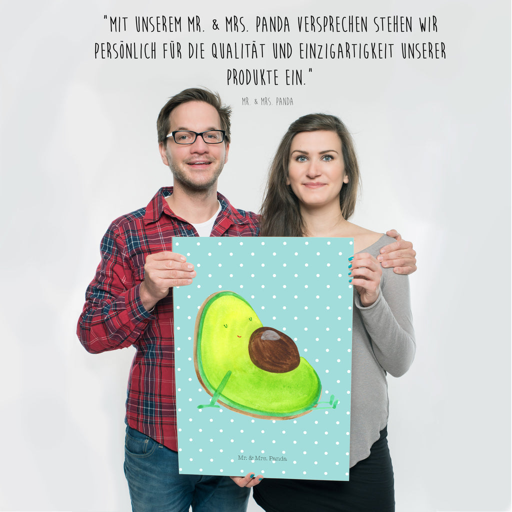 Poster Avocado schwanger Poster, Wandposter, Bild, Wanddeko, Küchenposter, Kinderposter, Wanddeko Bild, Raumdekoration, Wanddekoration, Handgemaltes Poster, Mr. & Mrs. Panda Poster, Designposter, Kunstdruck, Posterdruck, Avocado, Veggie, Vegan, Gesund, schwanger, Schwangerschaft, Babyparty, Babyshower