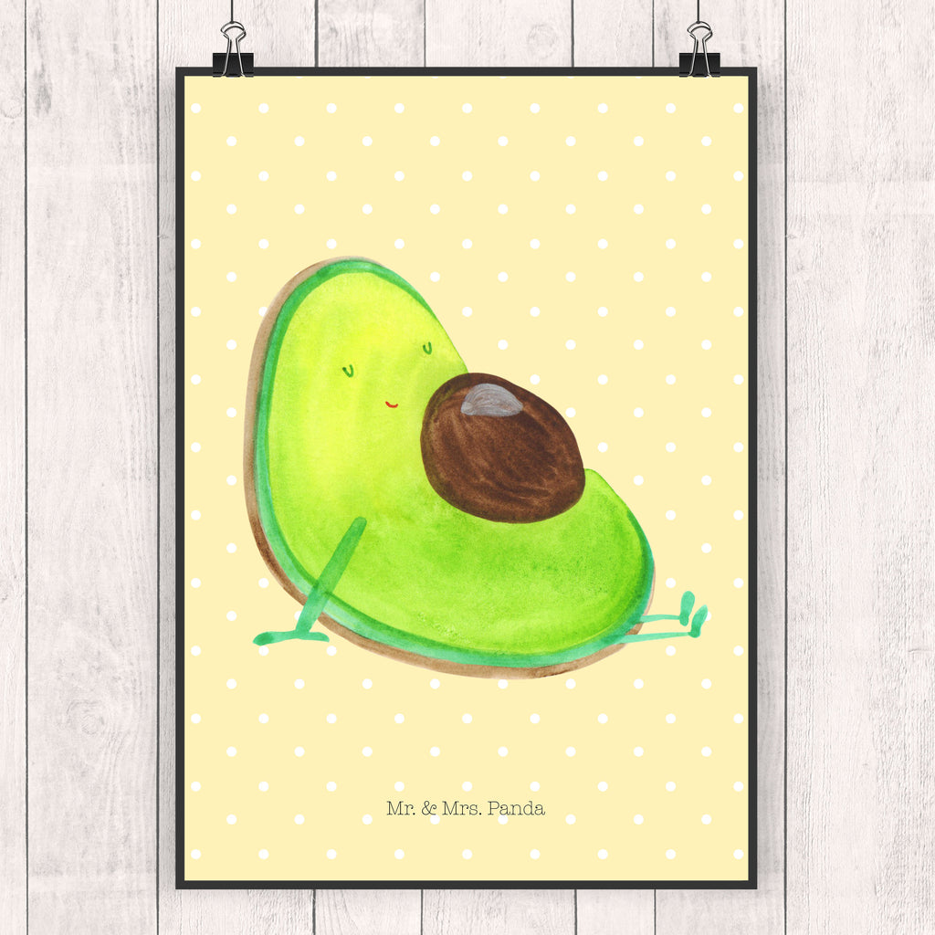 Poster Avocado schwanger Poster, Wandposter, Bild, Wanddeko, Küchenposter, Kinderposter, Wanddeko Bild, Raumdekoration, Wanddekoration, Handgemaltes Poster, Mr. & Mrs. Panda Poster, Designposter, Kunstdruck, Posterdruck, Avocado, Veggie, Vegan, Gesund, schwanger, Schwangerschaft, Babyparty, Babyshower