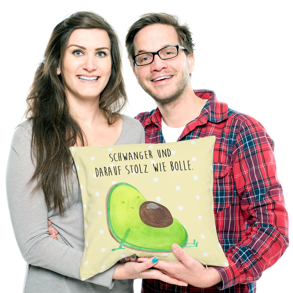 40x40 Kissen Avocado schwanger Kissenhülle, Kopfkissen, Sofakissen, Dekokissen, Motivkissen, Avocado, Veggie, Vegan, Gesund, schwanger, Schwangerschaft, Babyparty, Babyshower
