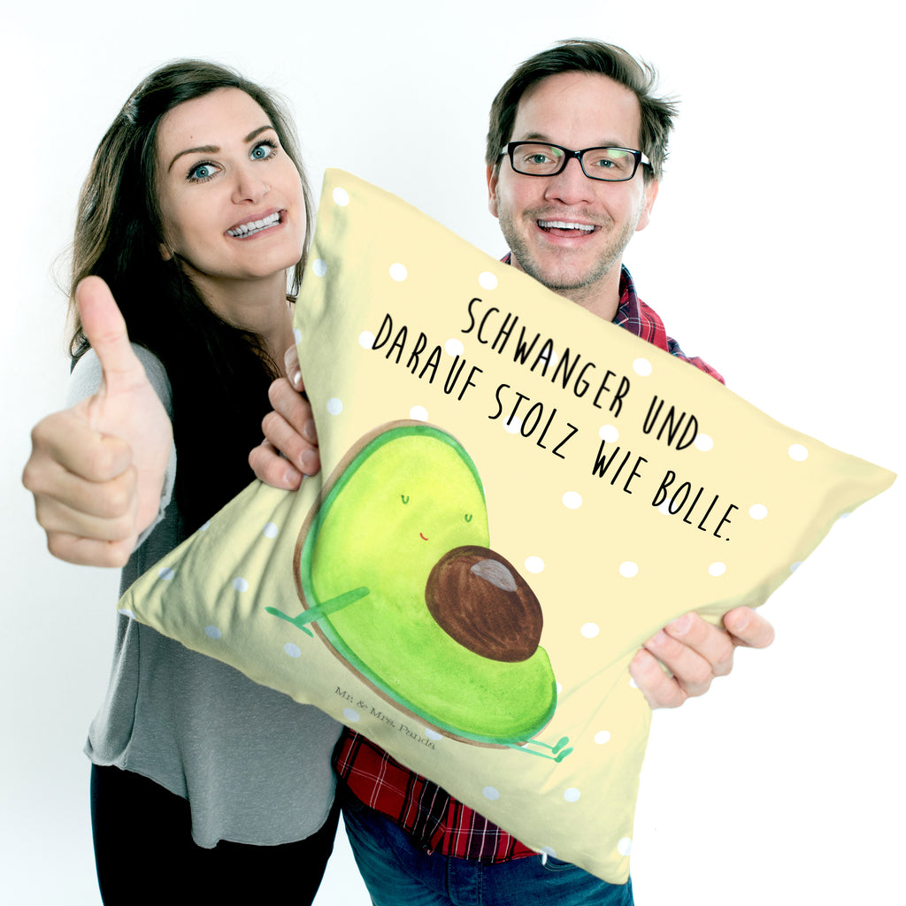 40x40 Kissen Avocado schwanger Kissenhülle, Kopfkissen, Sofakissen, Dekokissen, Motivkissen, Avocado, Veggie, Vegan, Gesund, schwanger, Schwangerschaft, Babyparty, Babyshower