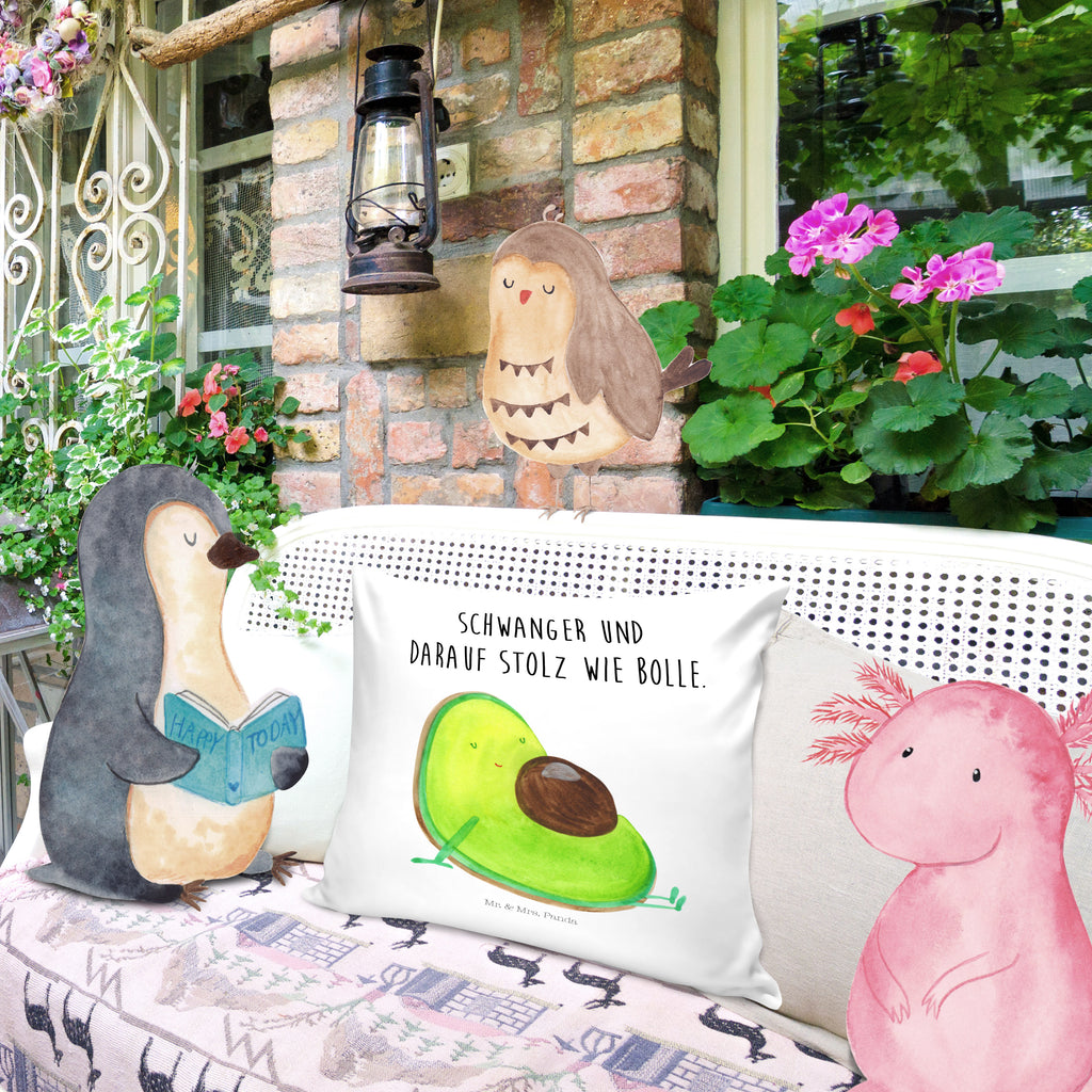 40x40 Kissen Avocado schwanger Kissenhülle, Kopfkissen, Sofakissen, Dekokissen, Motivkissen, Avocado, Veggie, Vegan, Gesund, schwanger, Schwangerschaft, Babyparty, Babyshower