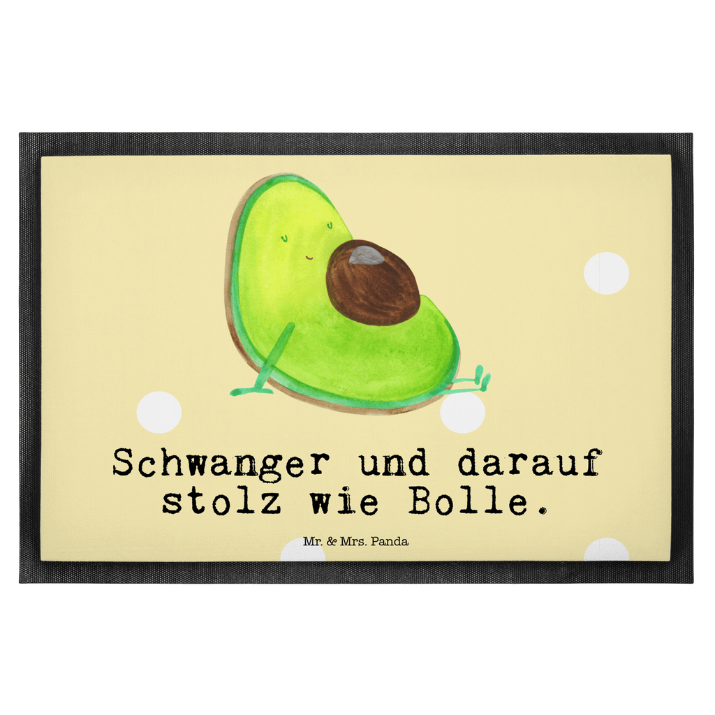 Fußmatte Avocado schwanger Avocado, schwanger, Schwangerschaft, Babyparty, Babyshower,  Türvorleger, Schmutzmatte, Fußabtreter, Matte, Schmutzfänger, Fußabstreifer, Schmutzfangmatte, Türmatte, Motivfußmatte,  Haustürmatte, Vorleger  Avocado, Veggie, Vegan, Gesund
