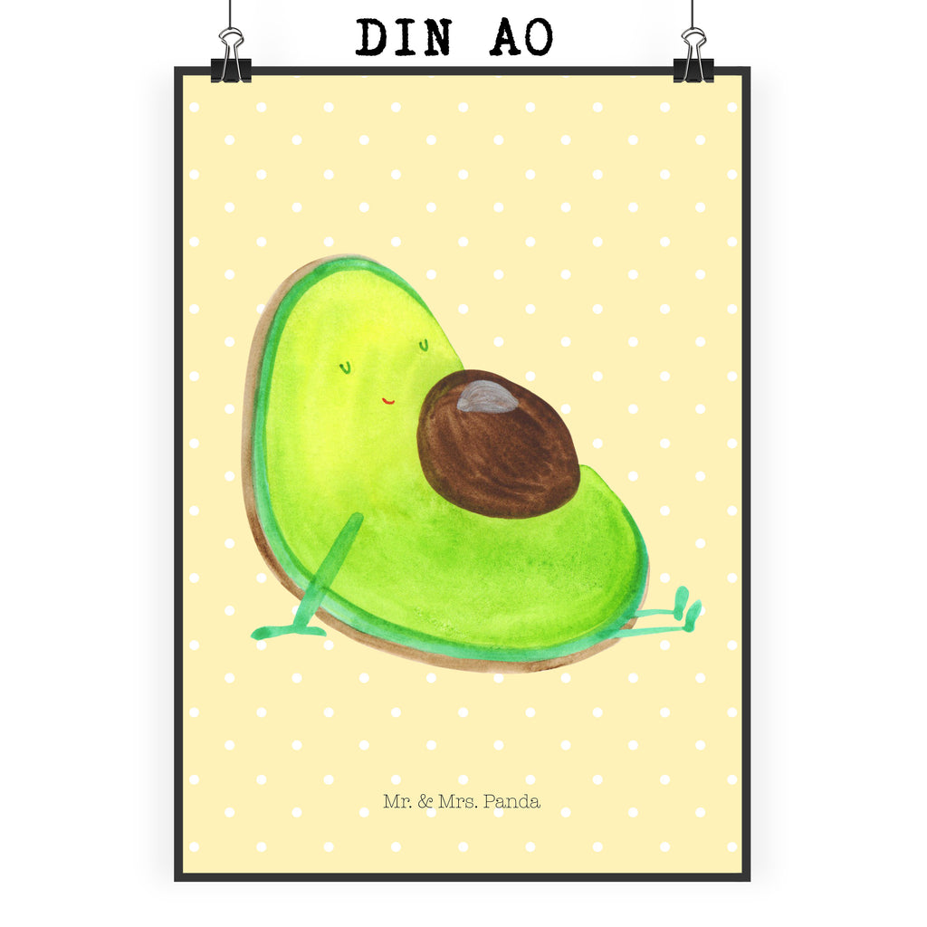 Poster Avocado schwanger Poster, Wandposter, Bild, Wanddeko, Küchenposter, Kinderposter, Wanddeko Bild, Raumdekoration, Wanddekoration, Handgemaltes Poster, Mr. & Mrs. Panda Poster, Designposter, Kunstdruck, Posterdruck, Avocado, Veggie, Vegan, Gesund, schwanger, Schwangerschaft, Babyparty, Babyshower