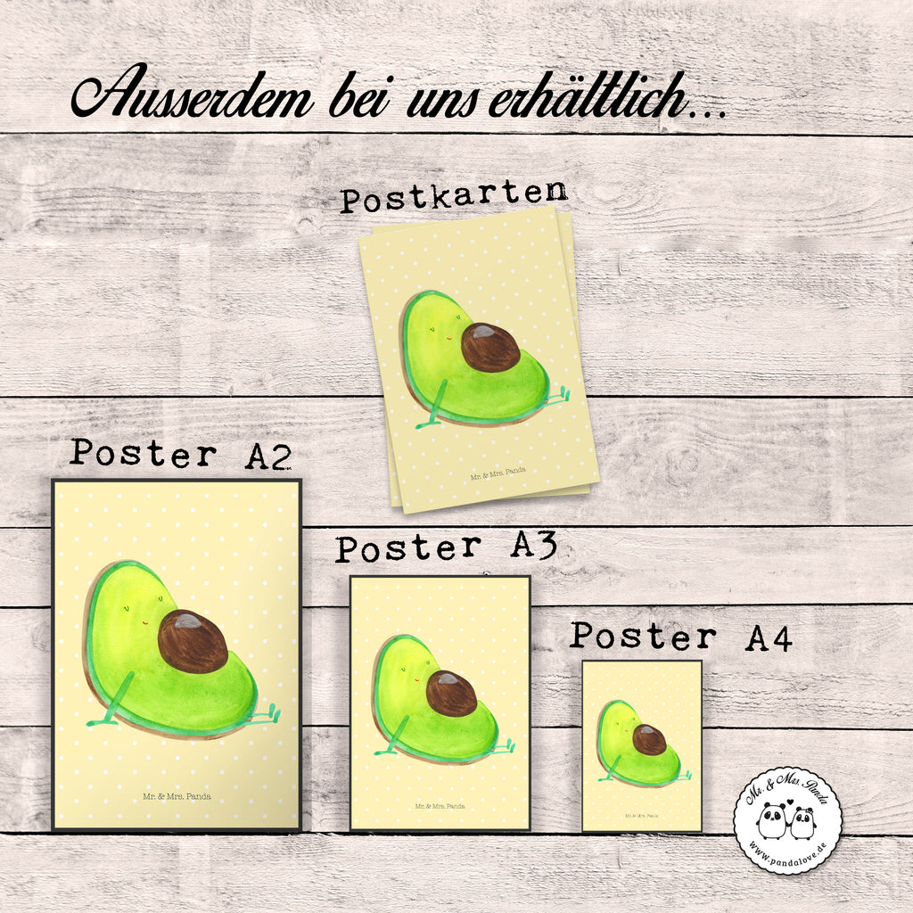 Poster Avocado schwanger Poster, Wandposter, Bild, Wanddeko, Küchenposter, Kinderposter, Wanddeko Bild, Raumdekoration, Wanddekoration, Handgemaltes Poster, Mr. & Mrs. Panda Poster, Designposter, Kunstdruck, Posterdruck, Avocado, Veggie, Vegan, Gesund, schwanger, Schwangerschaft, Babyparty, Babyshower
