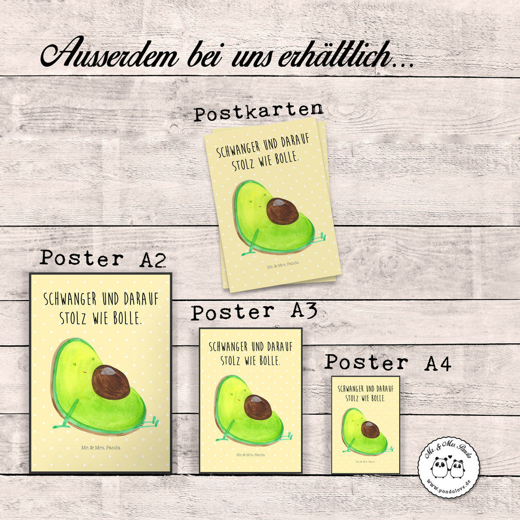 Poster Avocado schwanger Poster, Wandposter, Bild, Wanddeko, Küchenposter, Kinderposter, Wanddeko Bild, Raumdekoration, Wanddekoration, Handgemaltes Poster, Mr. & Mrs. Panda Poster, Designposter, Kunstdruck, Posterdruck, Avocado, Veggie, Vegan, Gesund, schwanger, Schwangerschaft, Babyparty, Babyshower